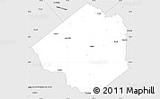 Silver Style Simple Map of Goliad County