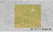 Satellite 3D Map of Hale County, lighten, desaturated