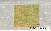 Satellite 3D Map of Hale County, lighten, semi-desaturated