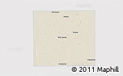 Shaded Relief 3D Map of Hale County, single color outside