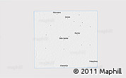 Silver Style 3D Map of Hale County, single color outside