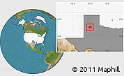 Satellite Location Map of Hale County, highlighted country, highlighted parent region