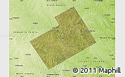 Satellite Map of Hamilton County, physical outside