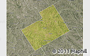 Satellite Map of Hamilton County, semi-desaturated