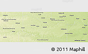 Physical Panoramic Map of Hardeman County