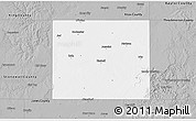 Gray 3D Map of Haskell County