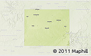 Physical 3D Map of Haskell County, lighten