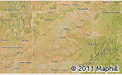 Satellite 3D Map of Haskell County