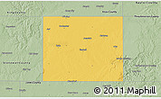 Savanna Style 3D Map of Haskell County