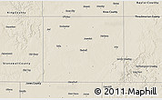 Shaded Relief 3D Map of Haskell County