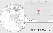 Blank Location Map of Haskell County, highlighted country