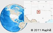 Shaded Relief Location Map of Haskell County, highlighted country