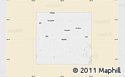 Classic Style Map of Haskell County, single color outside