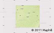 Physical Map of Haskell County, cropped outside