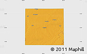 Political Map of Haskell County, single color outside