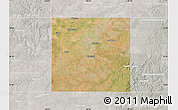 Satellite Map of Haskell County, lighten, semi-desaturated