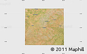 Satellite Map of Haskell County, single color outside