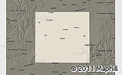 Shaded Relief Map of Haskell County, darken