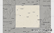 Shaded Relief Map of Haskell County, darken, semi-desaturated