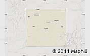 Shaded Relief Map of Haskell County, lighten, semi-desaturated