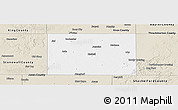 Classic Style Panoramic Map of Haskell County