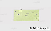 Physical Panoramic Map of Haskell County, cropped outside