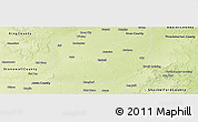 Physical Panoramic Map of Haskell County