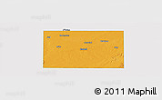 Political Panoramic Map of Haskell County, single color outside