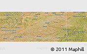 Satellite Panoramic Map of Haskell County
