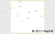 Classic Style Simple Map of Haskell County, single color outside