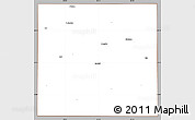 Gray Simple Map of Haskell County, cropped outside