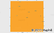 Political Simple Map of Haskell County, single color outside, borders and labels