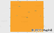 Political Simple Map of Haskell County, single color outside