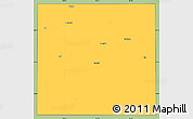 Savanna Style Simple Map of Haskell County, cropped outside