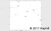 Silver Style Simple Map of Haskell County