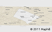 Classic Style Panoramic Map of Hays County