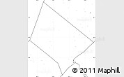 Blank Simple Map of Hays County, no labels