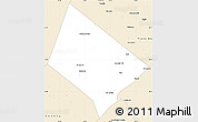 Classic Style Simple Map of Hays County