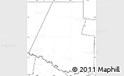 Blank Simple Map of Hidalgo County, no labels