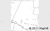 Blank Simple Map of Hidalgo County