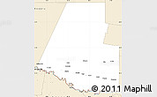 Classic Style Simple Map of Hidalgo County