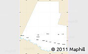 Classic Style Simple Map of Hidalgo County, single color outside