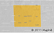 Physical 3D Map of Hockley County, lighten, desaturated