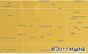Physical 3D Map of Hockley County