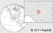 Blank Location Map of Hockley County, highlighted country