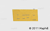 Physical Panoramic Map of Hockley County, single color outside