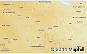 Physical 3D Map of Howard County