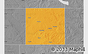 Political Map of Howard County, desaturated
