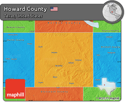 Political Map of Howard County