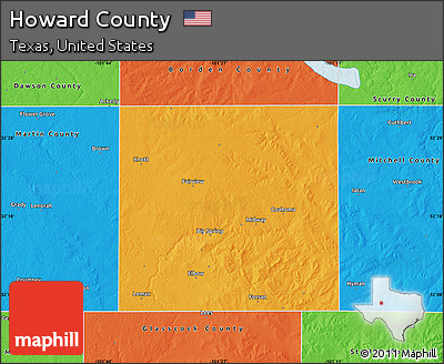 Political Map of Howard County